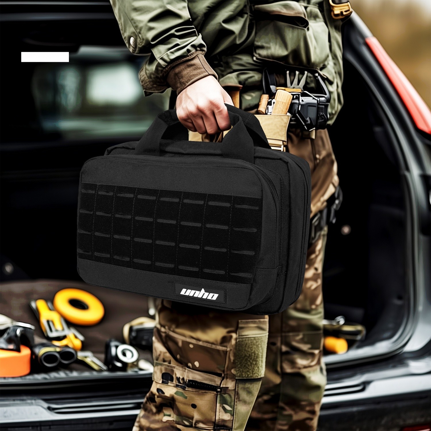 Oxford Cloth EDC Tool Bag Spacious Multi-Compartment Design for Daily Essentials