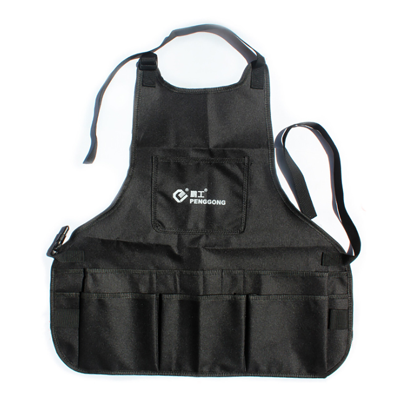 Portable Apron Tool Bag Multiple pocket waterproof 600D Oxford cloth for Garden