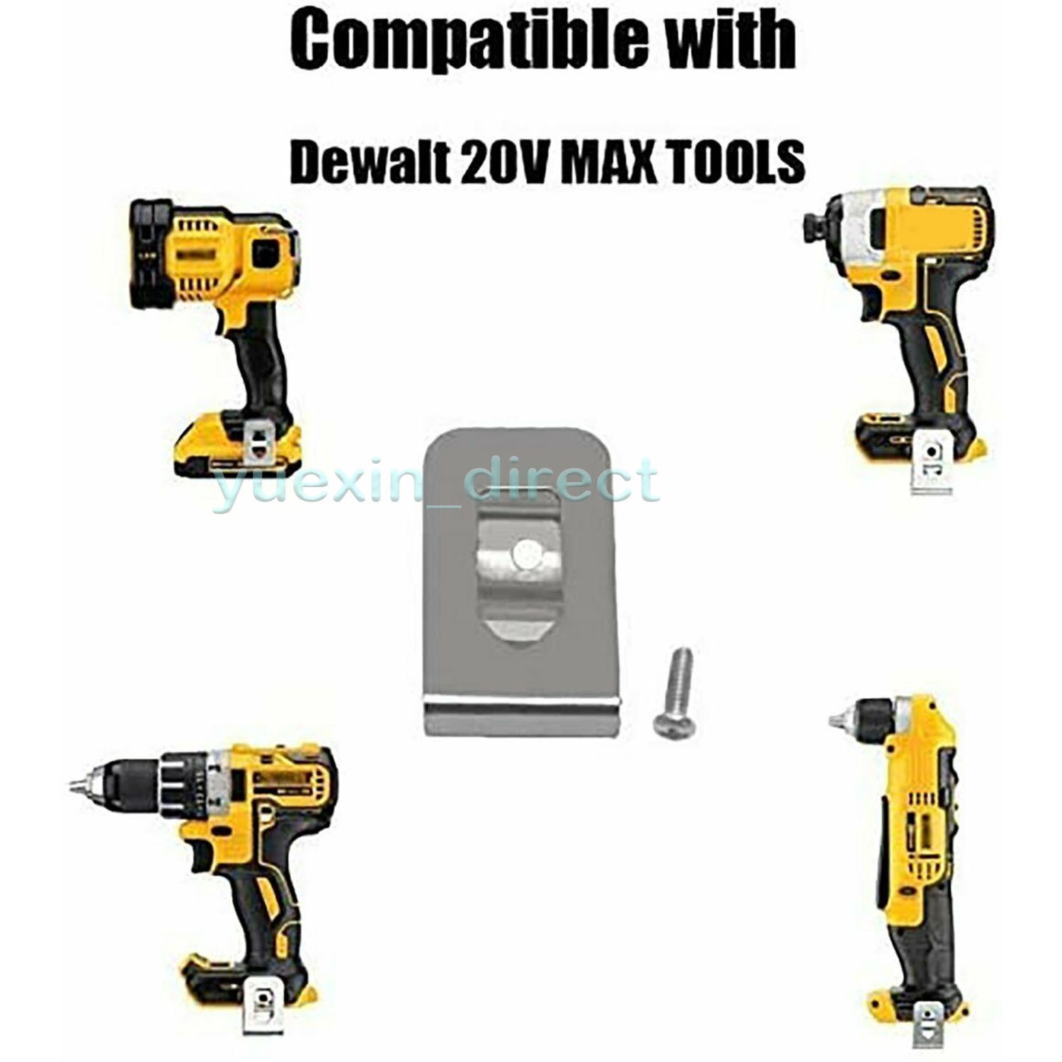 10 Pack Belt Clip Hooks For Dewalt 20V Drill Driver DCD980 DCD985 DCD980L2 Tools