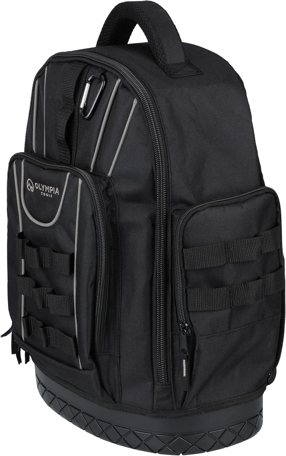 17.5 in Tool Organizer Backpack, Heavy-Duty Tool Bag Backpack with Padded Should