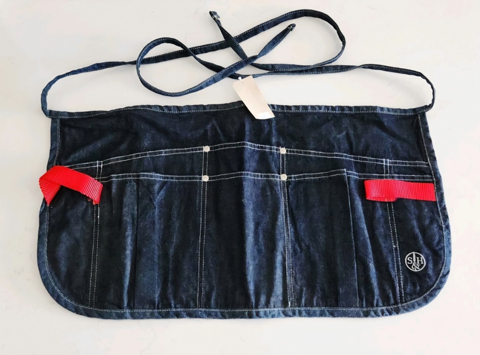 NWT Smith & Hawkins Half Waist Apron Work Garden Rugged Denim Unisex One Sz