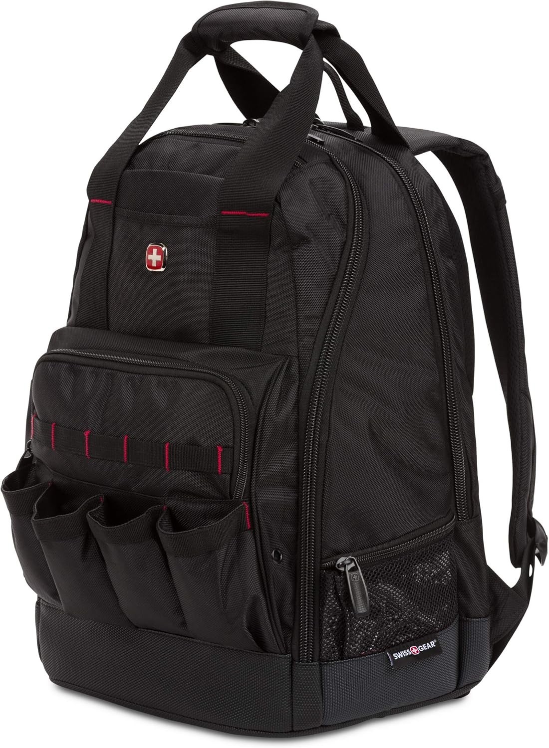 Water-Resistant 15-Inch Laptop Backpack with 34 Storage Solutions in Black