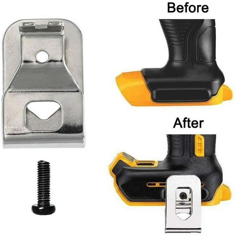 10 Pack Belt Clip Hook Cordless Drill Holder w/Screws For Dewalt 18/20V Tools US