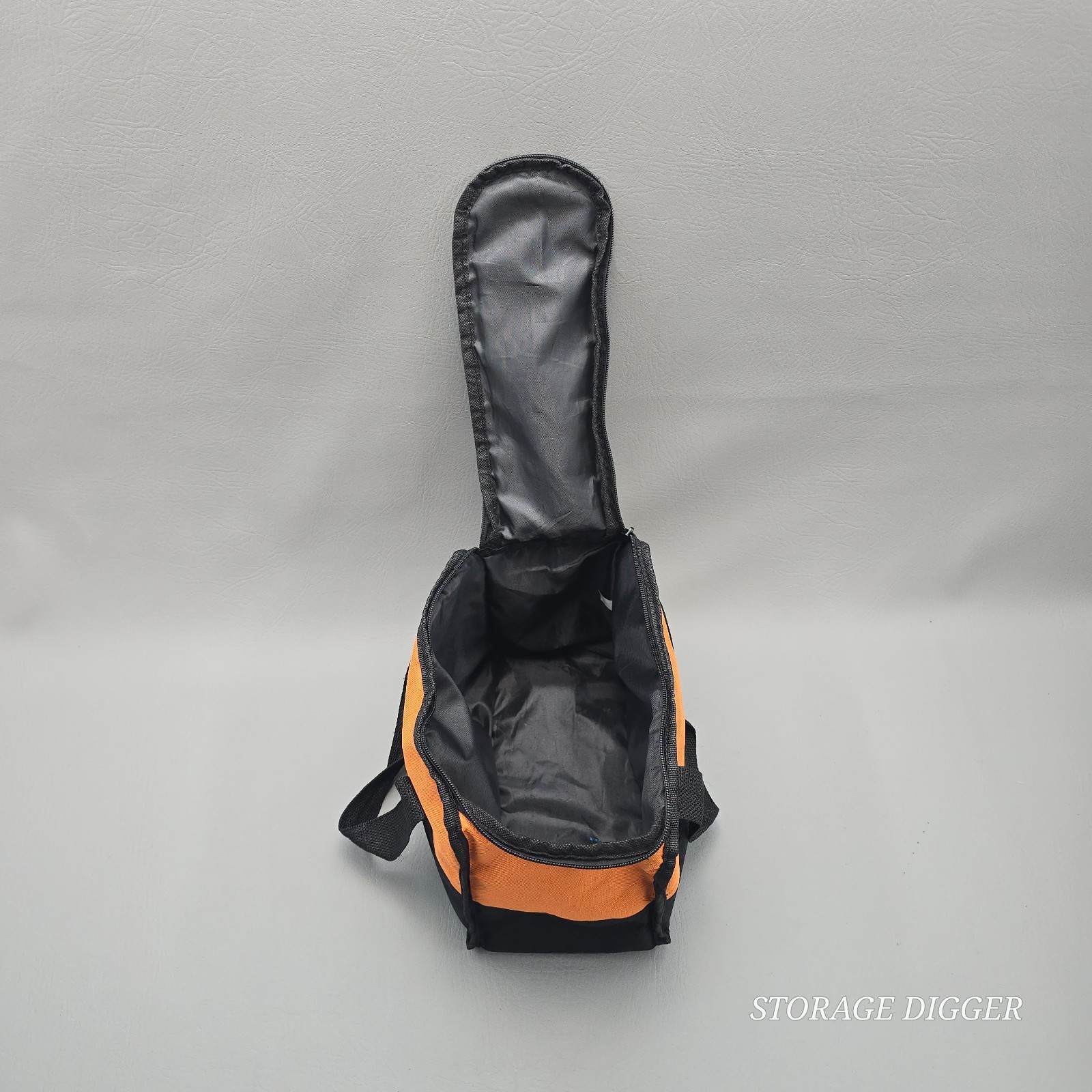 Ridgid Black Orange Heavy Duty Tool Storage Bag, Zip Closure, 11″ x 8″ x 6″
