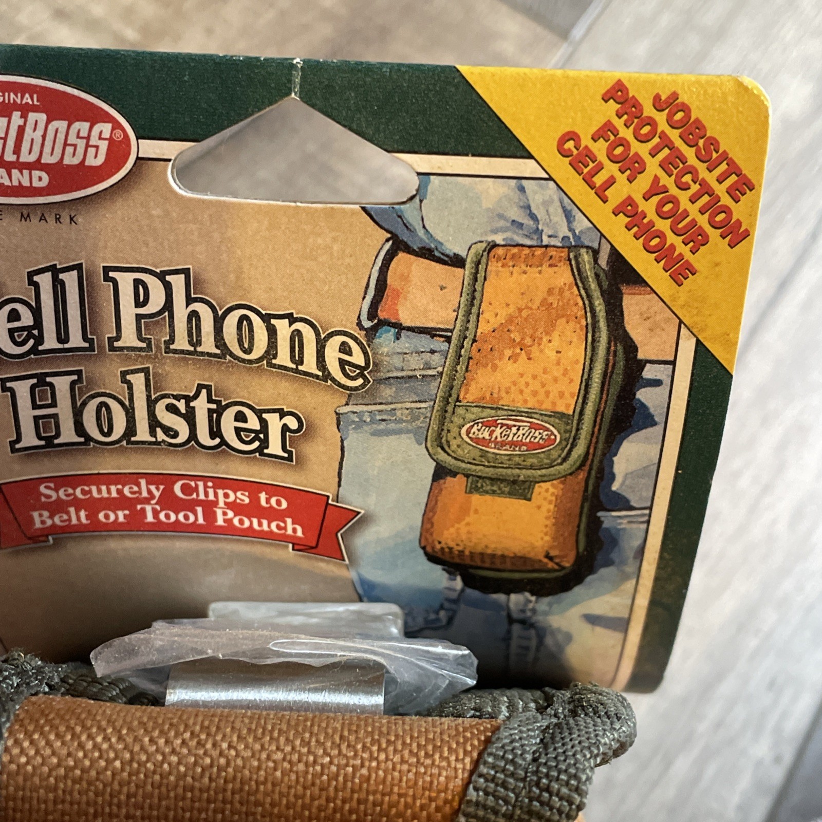 Bucketboss Cell Phone Holster Clips To Belt Or Tool Pouch New 2000