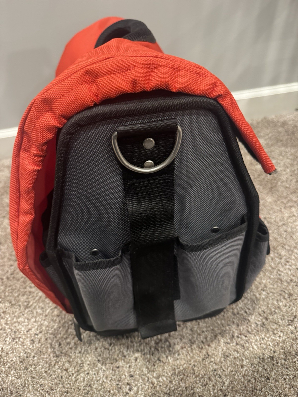 PROTO J120TB 10 Pocket Industrial Open Tote Tool Bag Grey/ Red – Brand New
