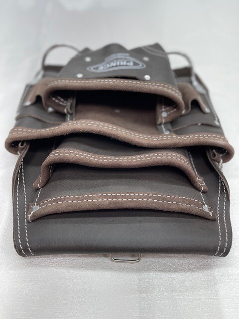 10 Pocket Oil Tan Real Leather Prince Tool Pouch With Leather Belt