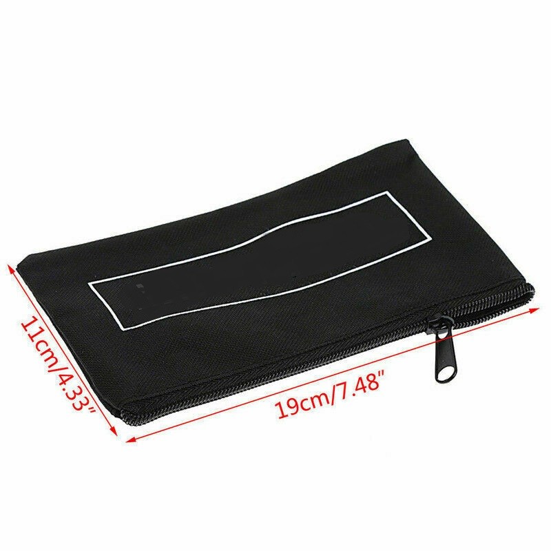 2PCS Small Size 600D Oxford Cloth Zipper Tools Storage Bag Case Pouch Waterproof