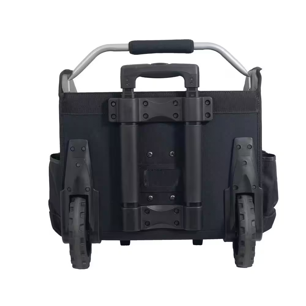 18 In. Rolling Tool Tote Bag with Extended Handle