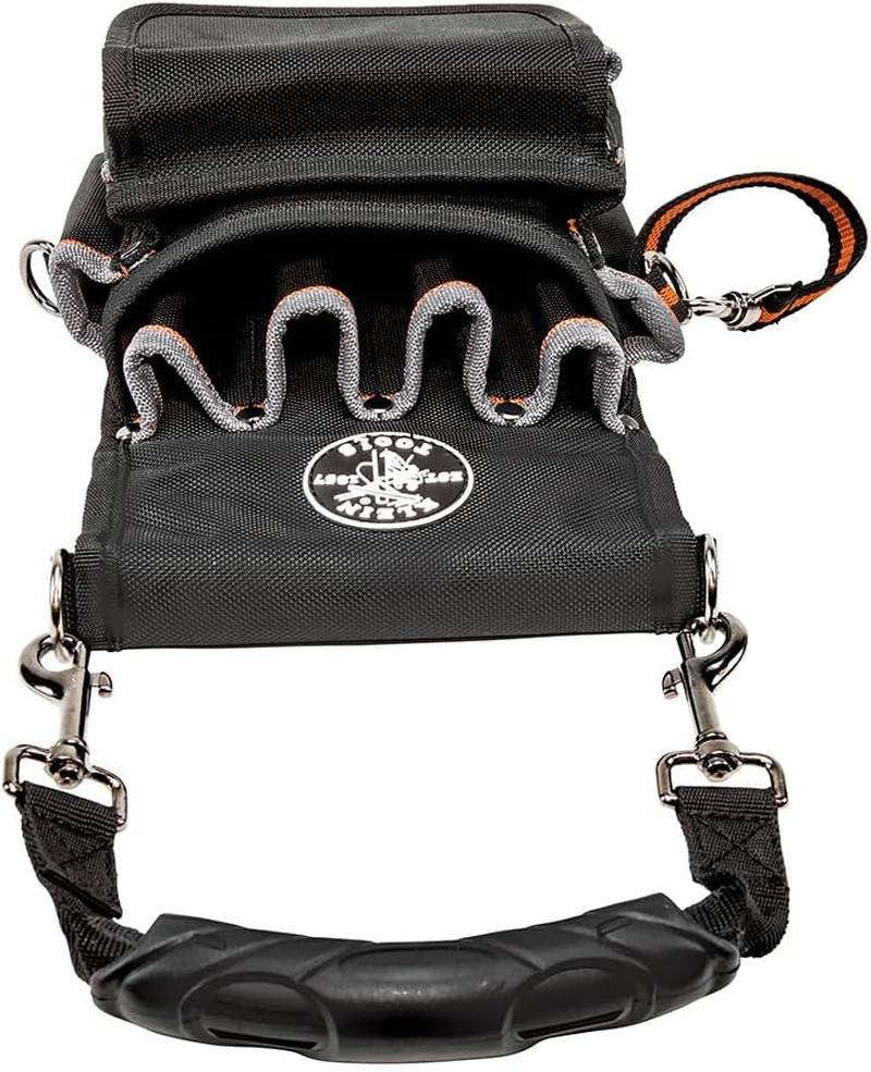 Klein Tools 5242 Tool Pouch, Tradesman Pro Tool Pouch with Electrical Tape Thong