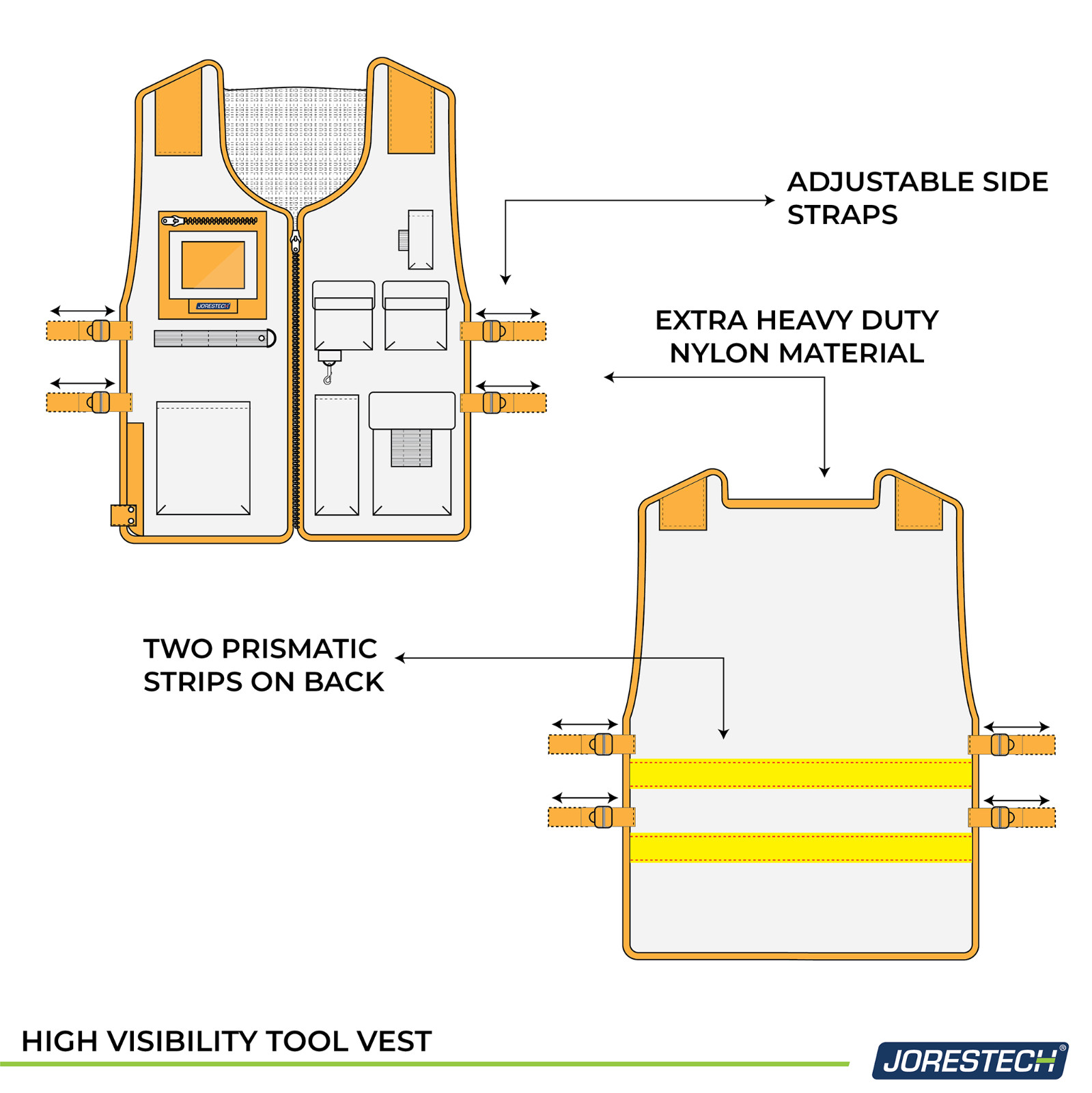 Electrician Carpenter Framer Plumber Craftman Construction Pouch Bag Tool Vest