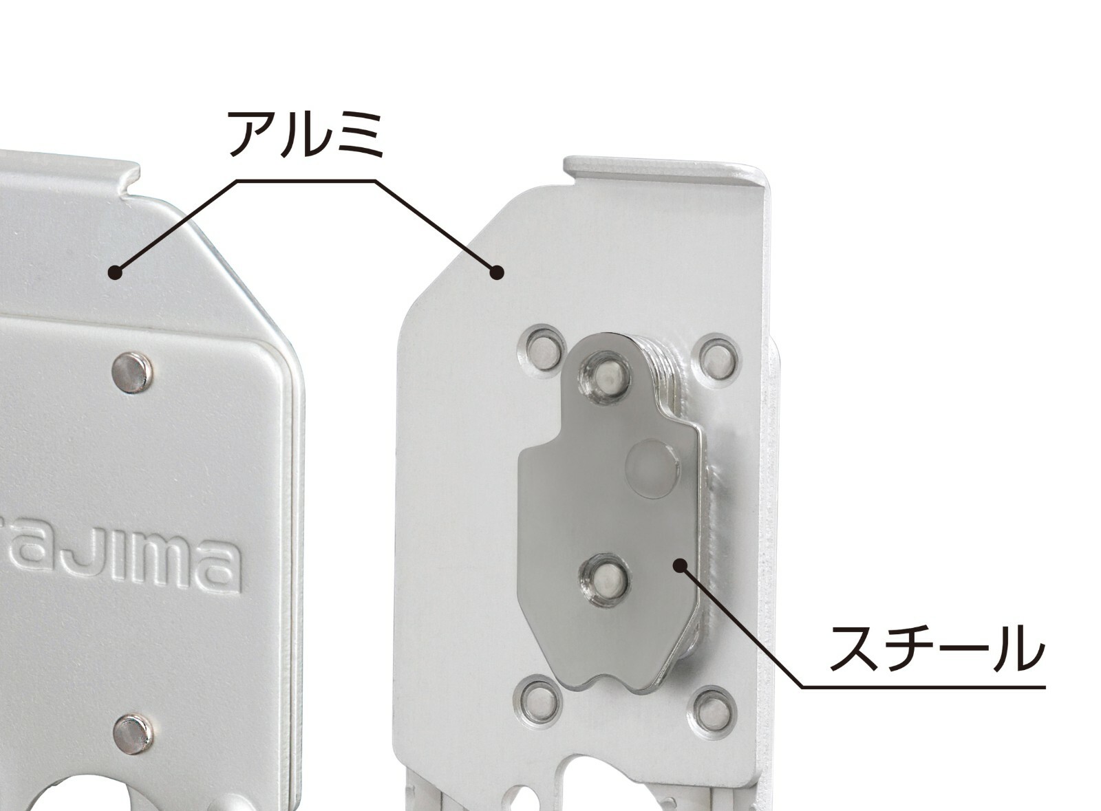 TAJIMA Stainless Waist Tool Holder Short Crowbar Hammer SFKHA-H1 CHINA