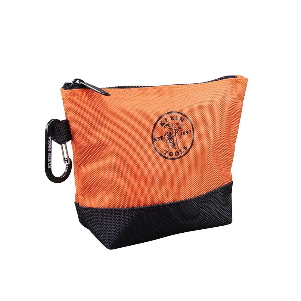Klein Tools 55470 Utility Bag, Stand-Up 2-Piece, Orange/Black; Gray/Black