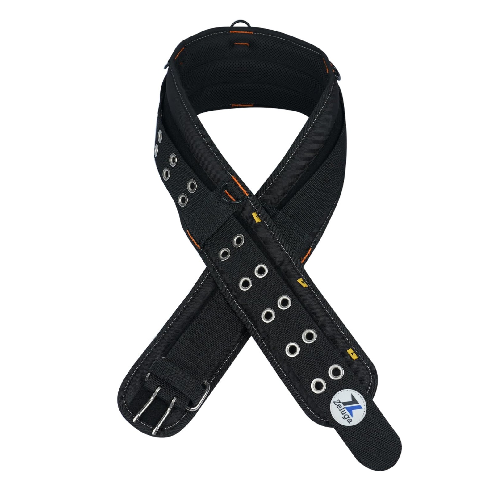 20-222 Heavy Duty Polyester Tool Rig Padded Belt, Black