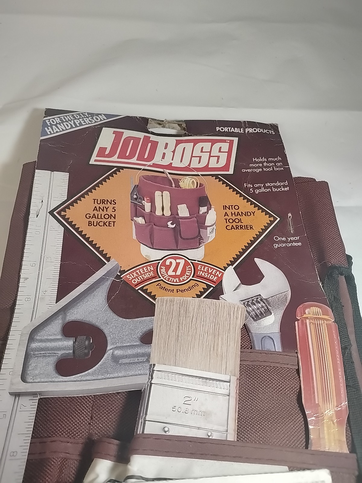 Job Boss Bucket Tool Organizer/ Carrier. 27 Pockets
