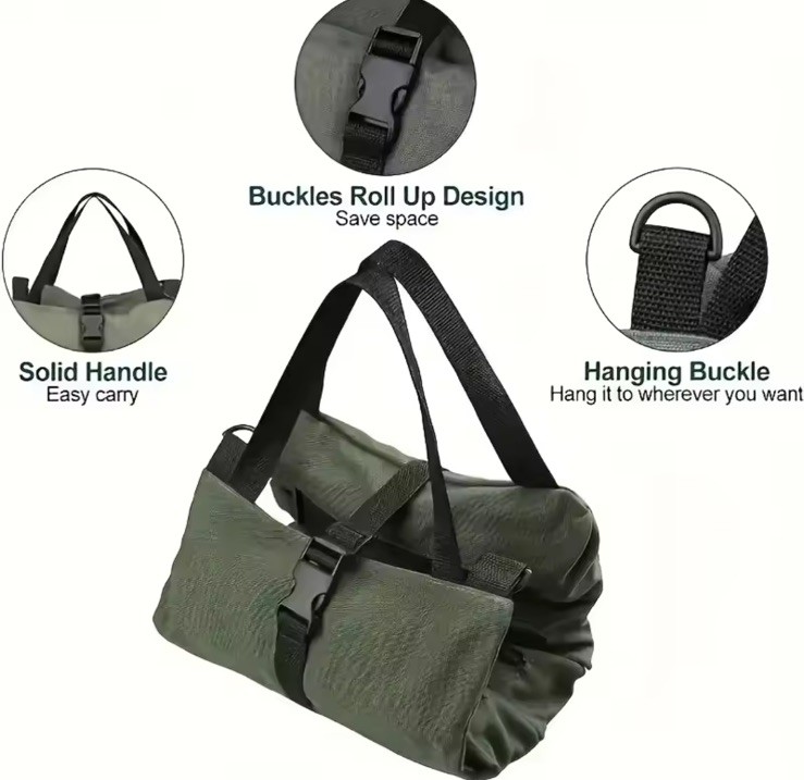 Tool RollUp 3-Count Bags 3-Colors are 5 Pouch’s Organizer 3-Pack,2-Nut Drivers