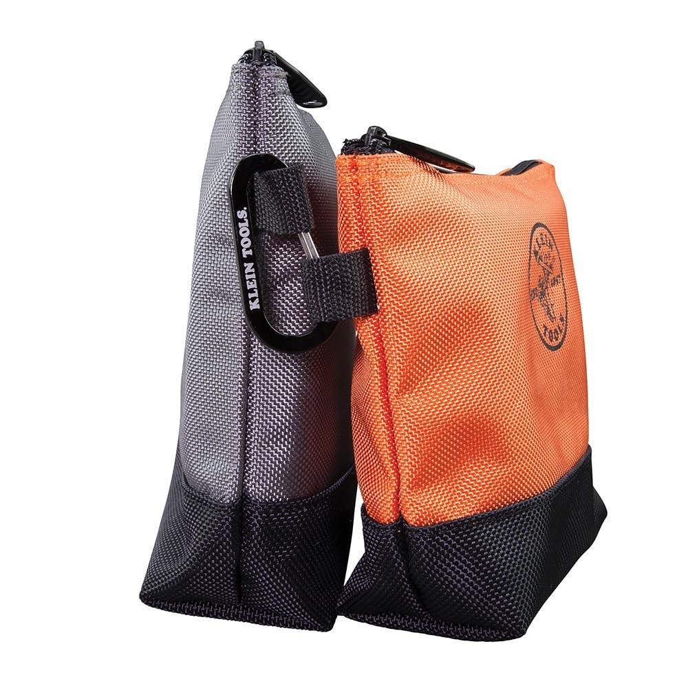 Klein Tools 55470 Utility Bag, StandUp Zipper Tool Bags, Tough 1680d Ballisti…