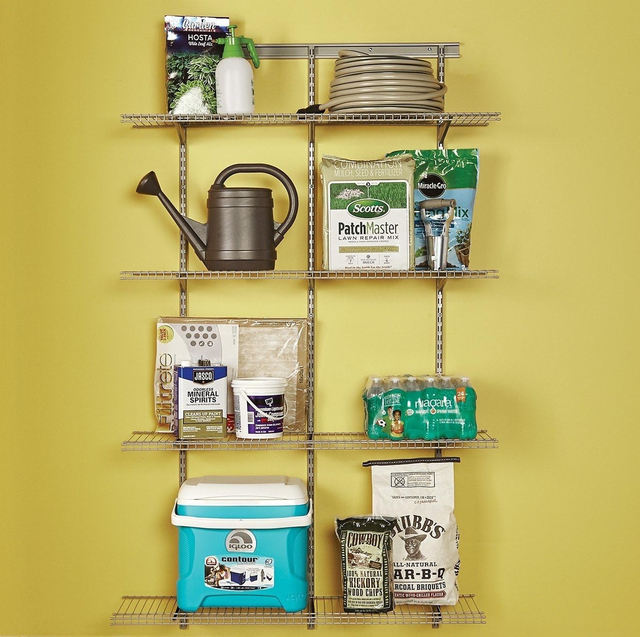 52845 ShelfTrack Adjustable Utility Organizer Kit 4′ x 12