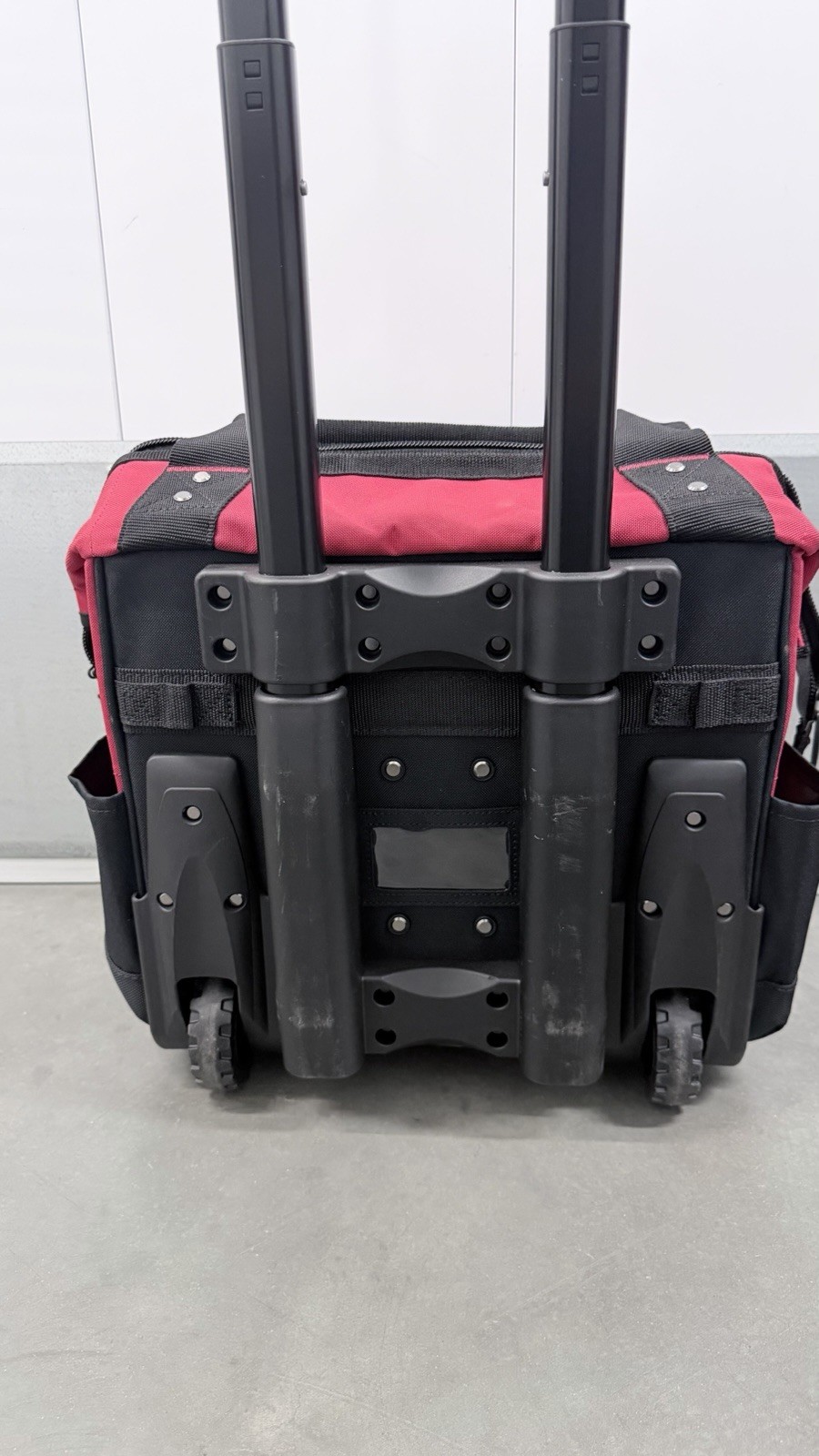 Husky 13-Pockets 14” Rolling Water Resistant Tool Tote Bag – Red/Black NEW