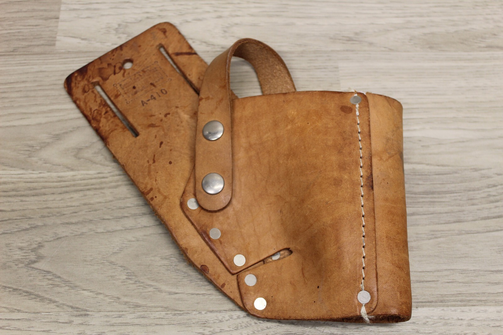 Action Leather Drill Pistol Type Holster Pouch Model A-410