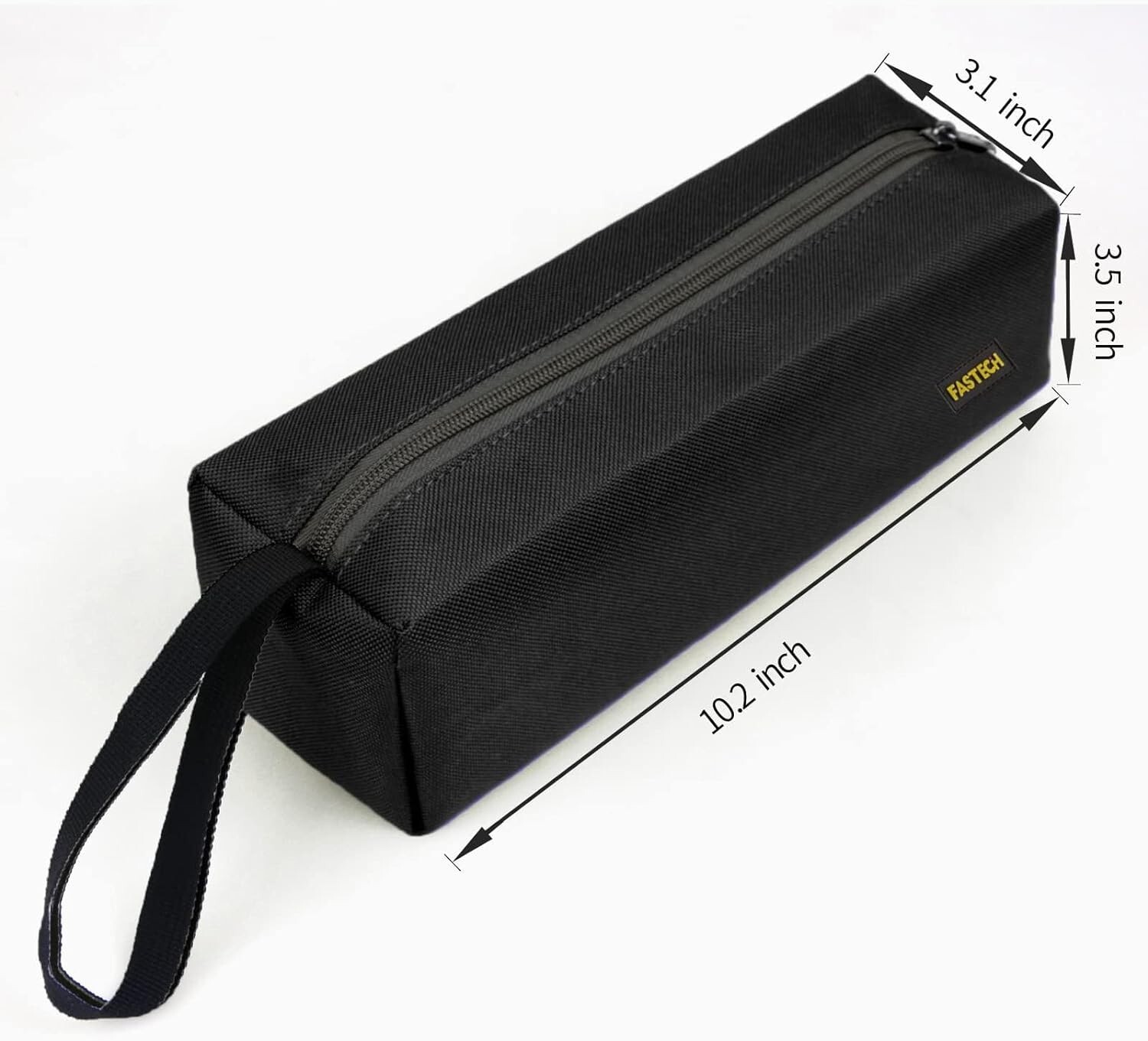 1-Pack Zipper Utility Tool Bag, Small Zipper 10.2Lx3Wx3.5H inches