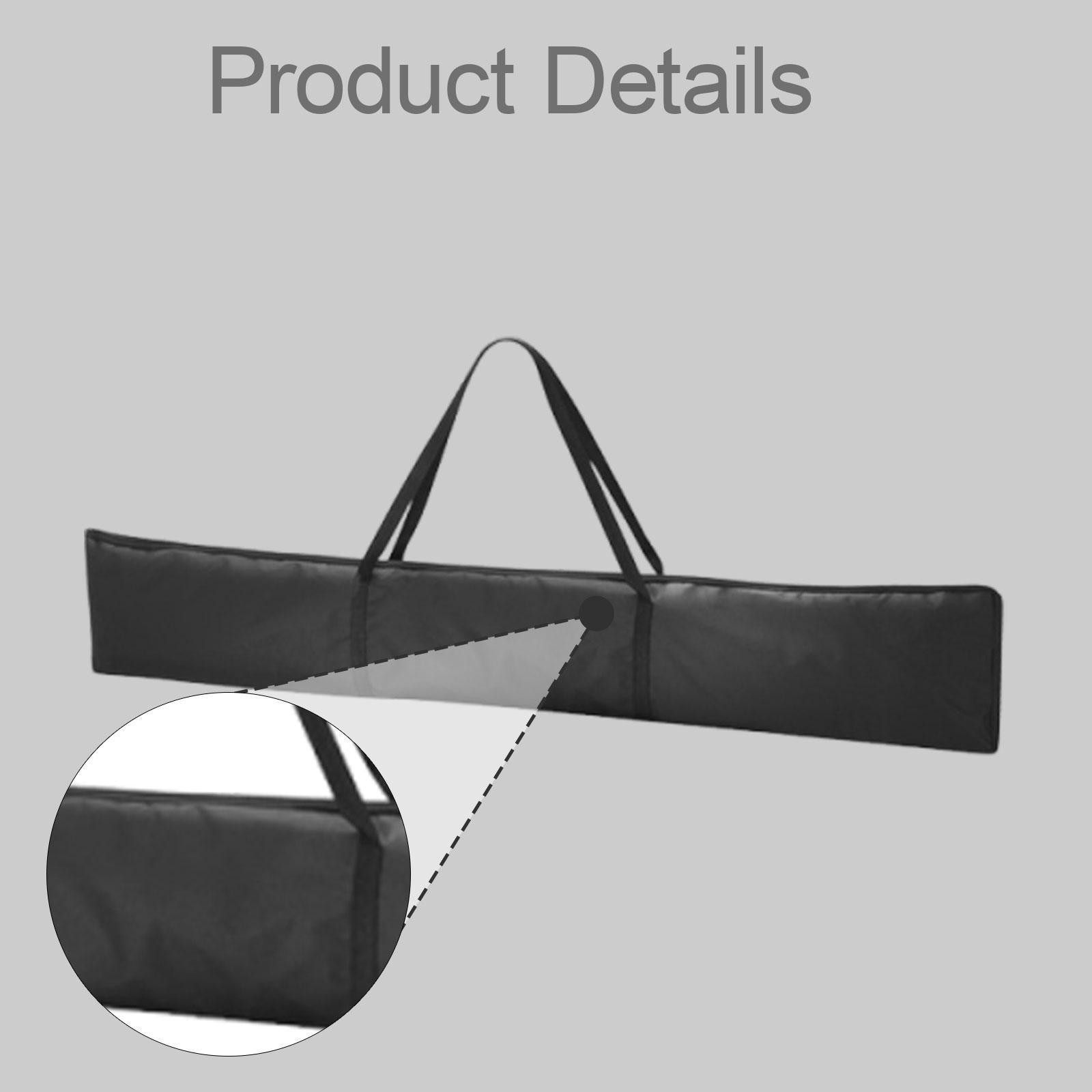Track Saws Storage Bag Black Oxford Cloth Waterproof Three Compartment Tool Case
