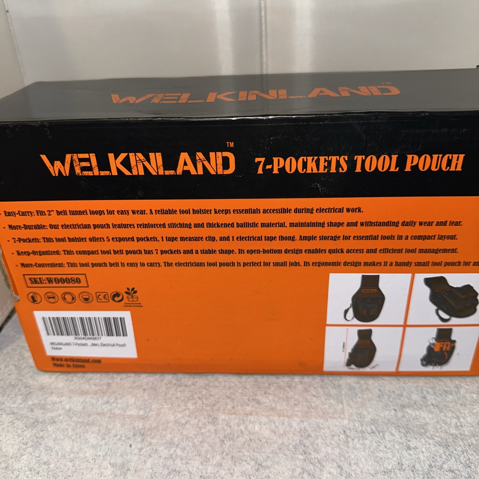 Welkinland 7 Pocket Electricians Tool Pouch Electrician Tool Pouch