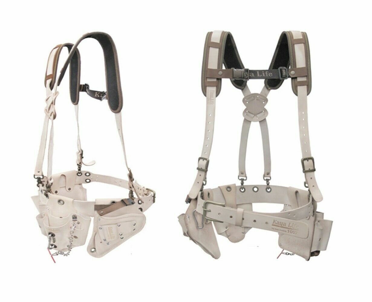 Top Grain Cowhide Suspender Belt Multi Tool Pouch Set Kaya KL-2000 Made in Korea