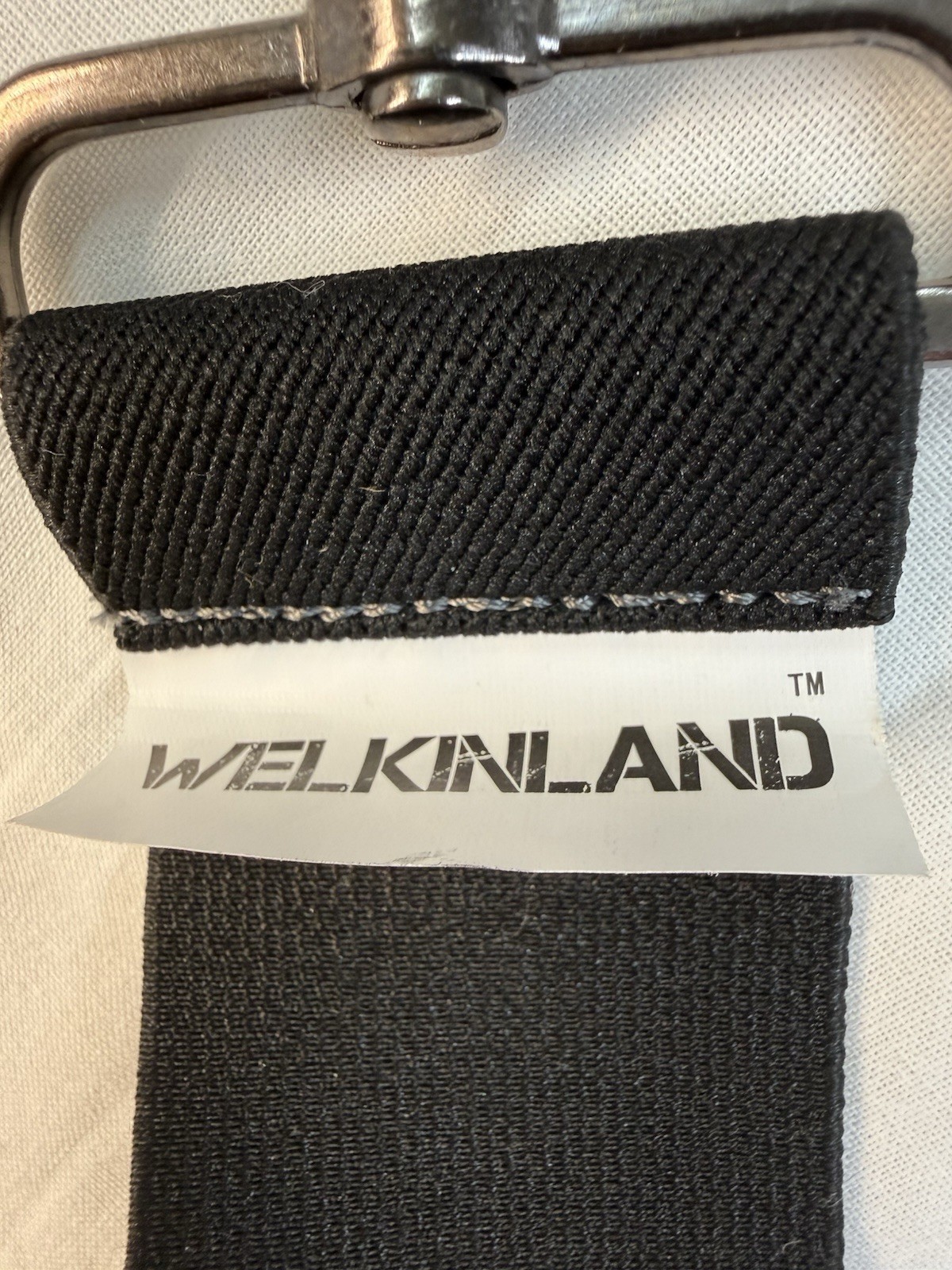 WELKINLAND 2Inch-Wide Heavy Duty Work Suspenders for Men Black Adjustable