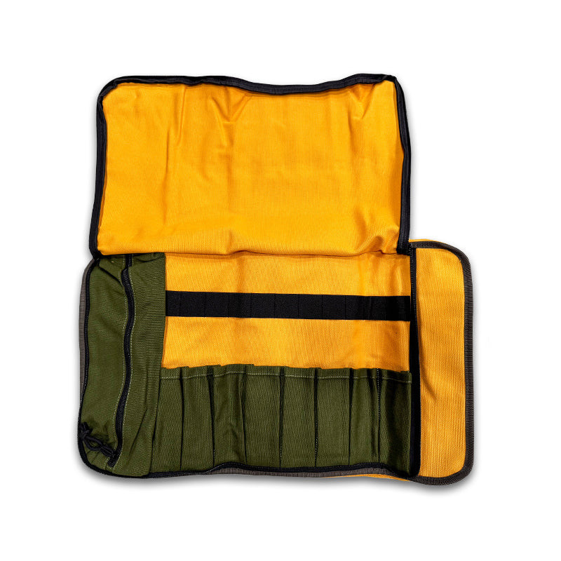 The Pack Mule Versatile Double-Sided Tools & Wrench Roll Bag Multi-Purpose Pouch