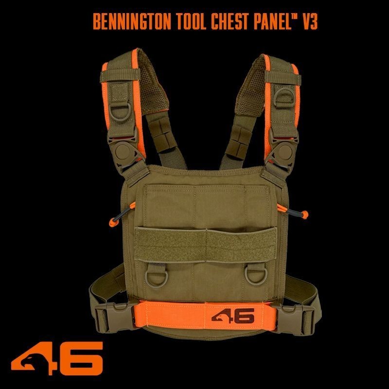 Atlas 46 Bennington Tool Chest Panel™ – V3 Coyote/Orange