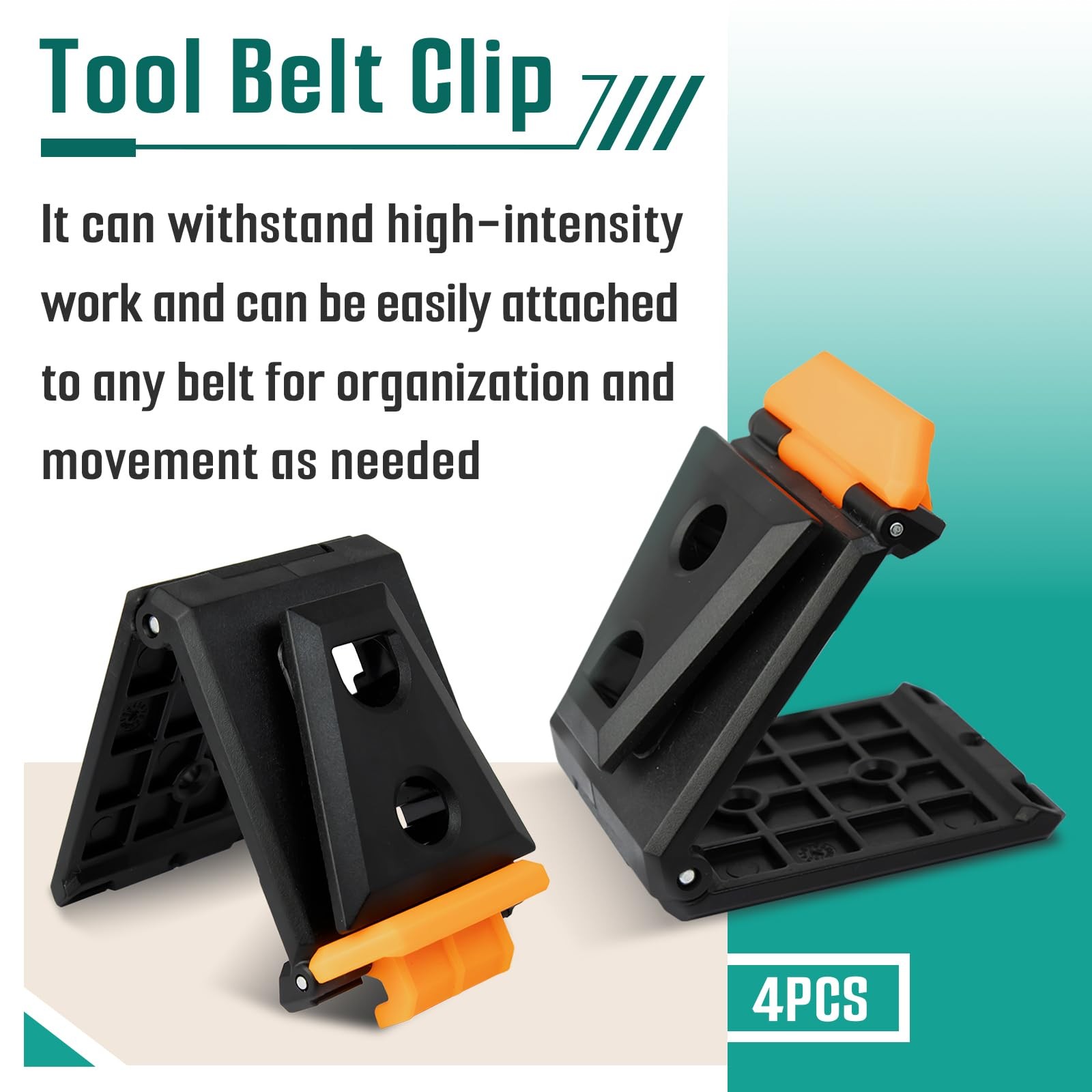 4 Pcs Tool Belt Clip Fits for TOU-CT Models ClipTech Pouches TOU-CT-150 TB-CT…