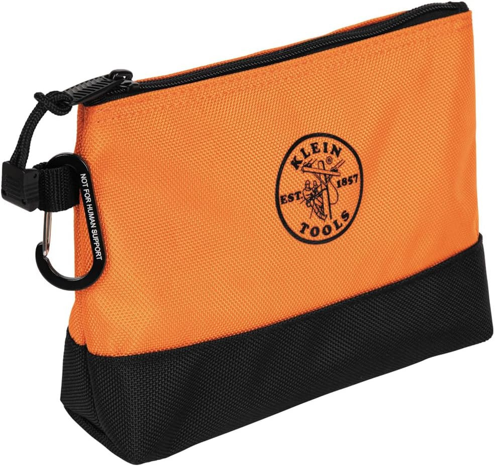 80183 Zipper Tool Bag Set, (5) Stand-Up Water-Resistant 1680D Pouches with Carab