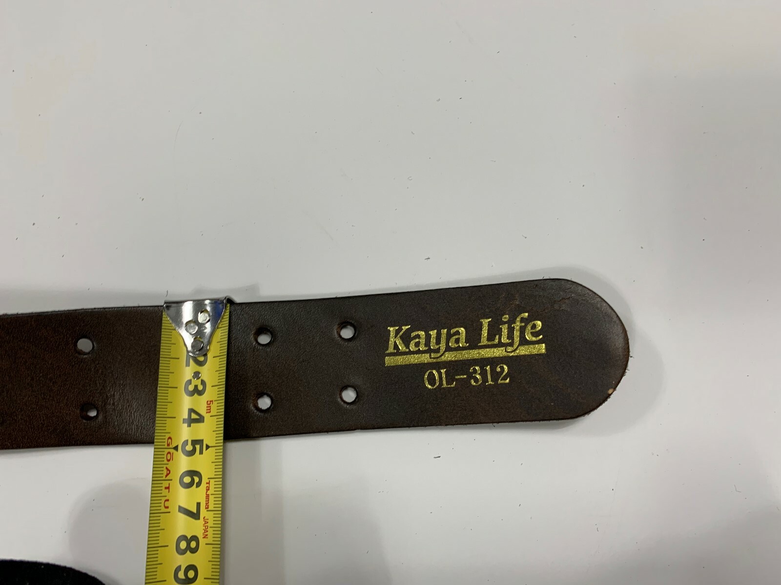 Kaya Life OL-312 Leather Work Tool Belt Heavy Duty 45inches Long X 2inches