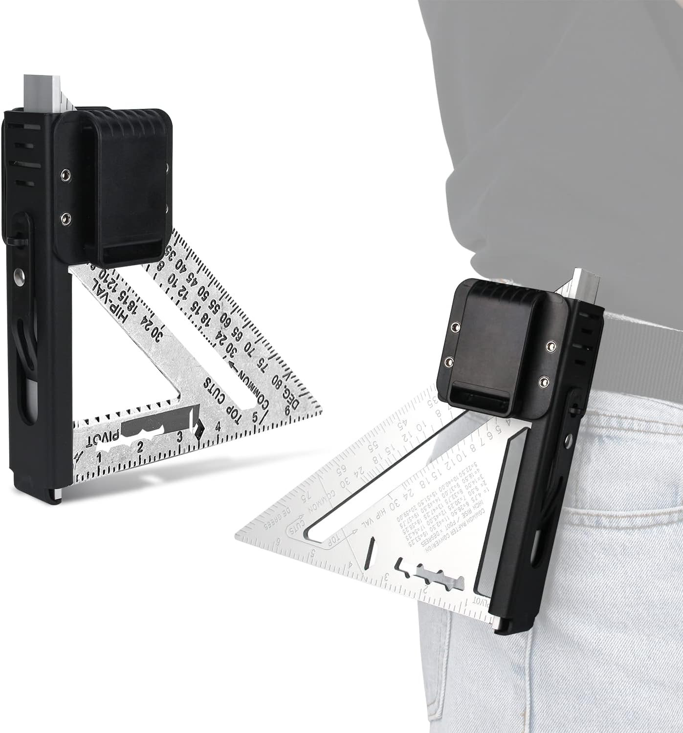 Rafter Square Belt Clip for 7In Rafter Square – Left and Right Bidirectional Squ