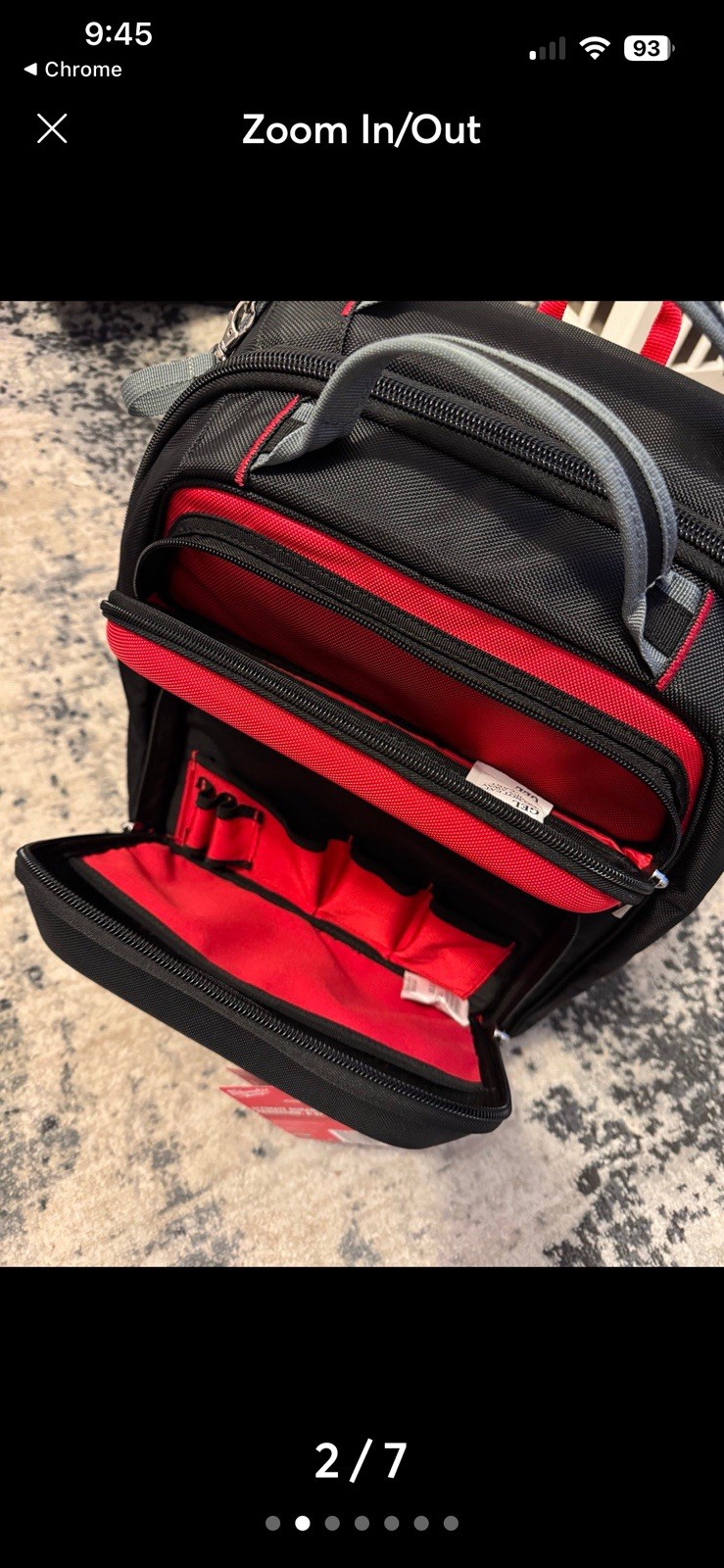 Milwaukee Ultimate Jobsite Backpack -Red/Black (48-22-8201)