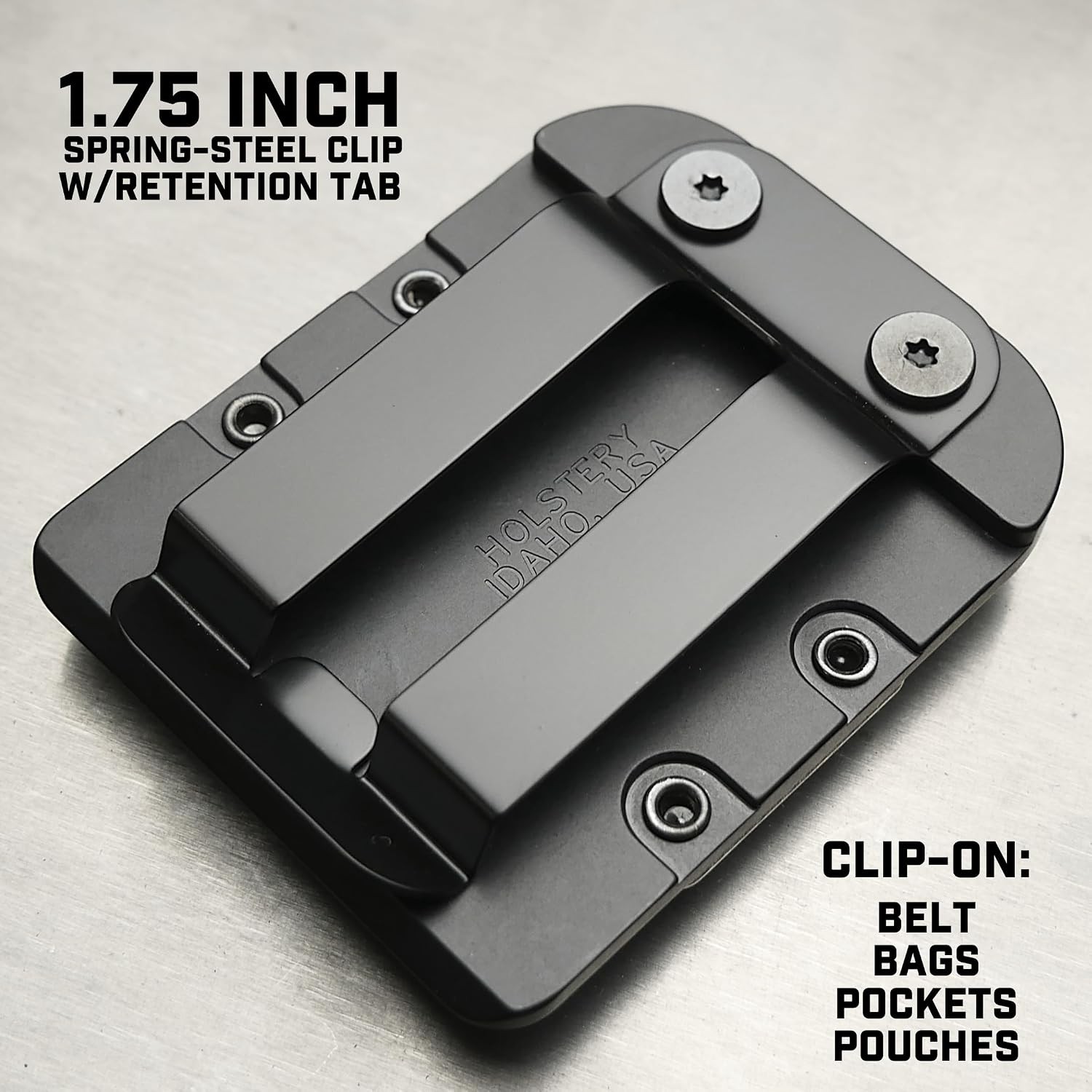 Clip-On Tool Belt Drill Holder – Simple Hook Holster for Cordless Drill, Impact