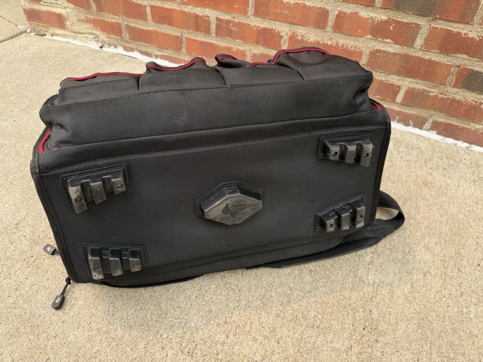 Husky 18″ Large-Mouth Tool Bag With Tool Wall Heavy-Duty Multi-Pocket Organizer