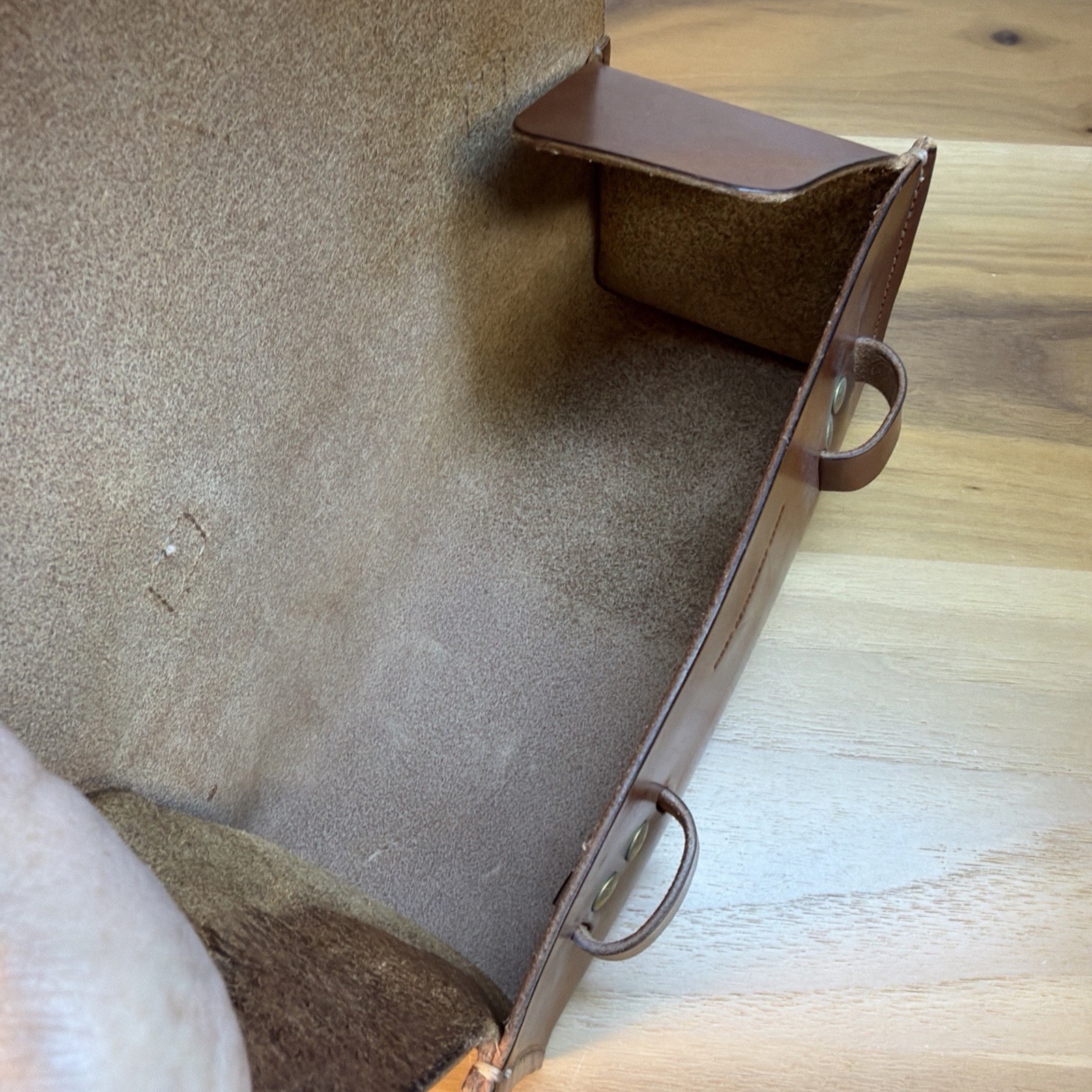 First Settlement Goods Leather Compact Toolbox Handmade Distressed 10x4x5″