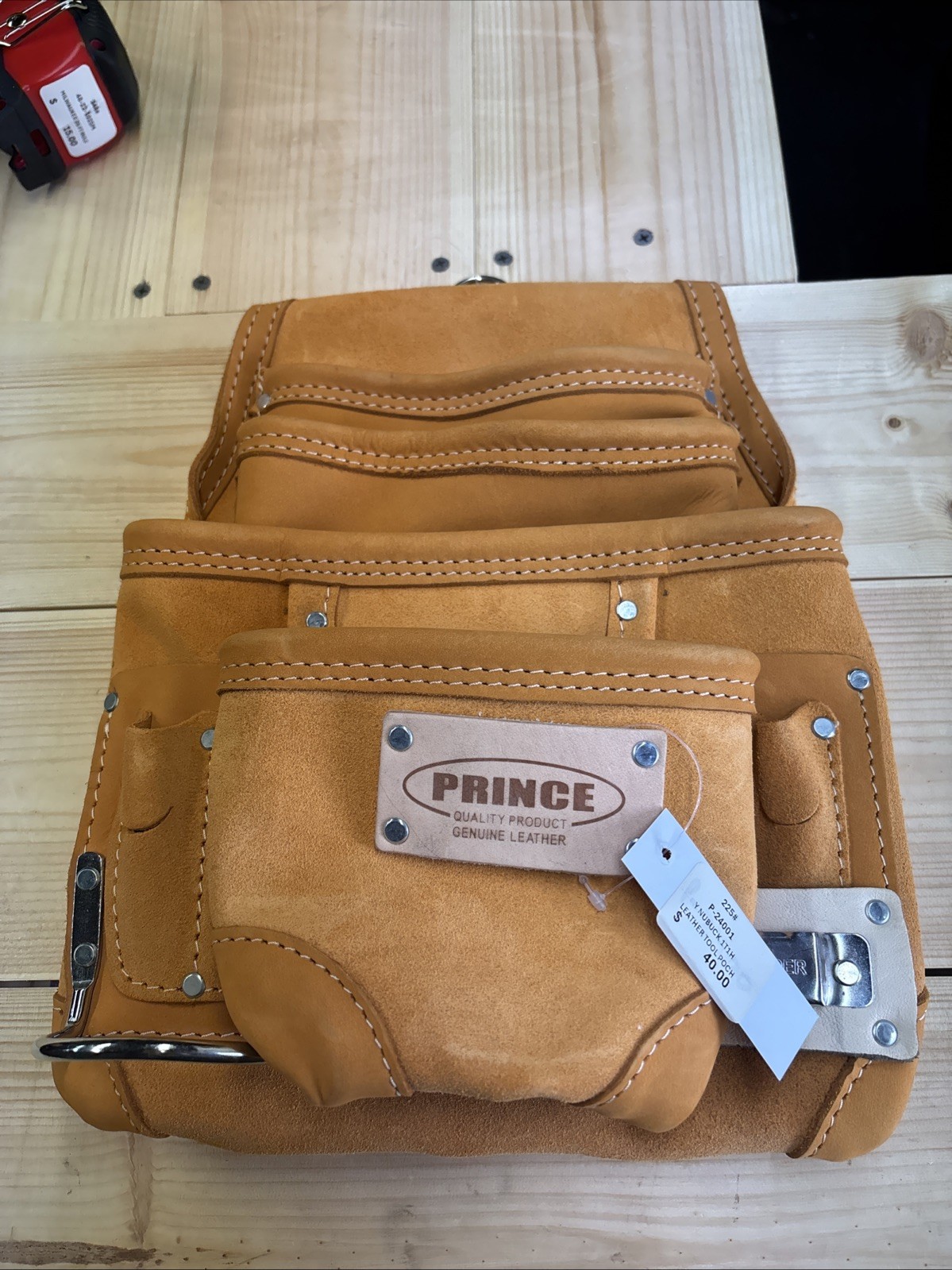 Prince Y Nubuck 1t1h Leather Tool Pouch P-24001