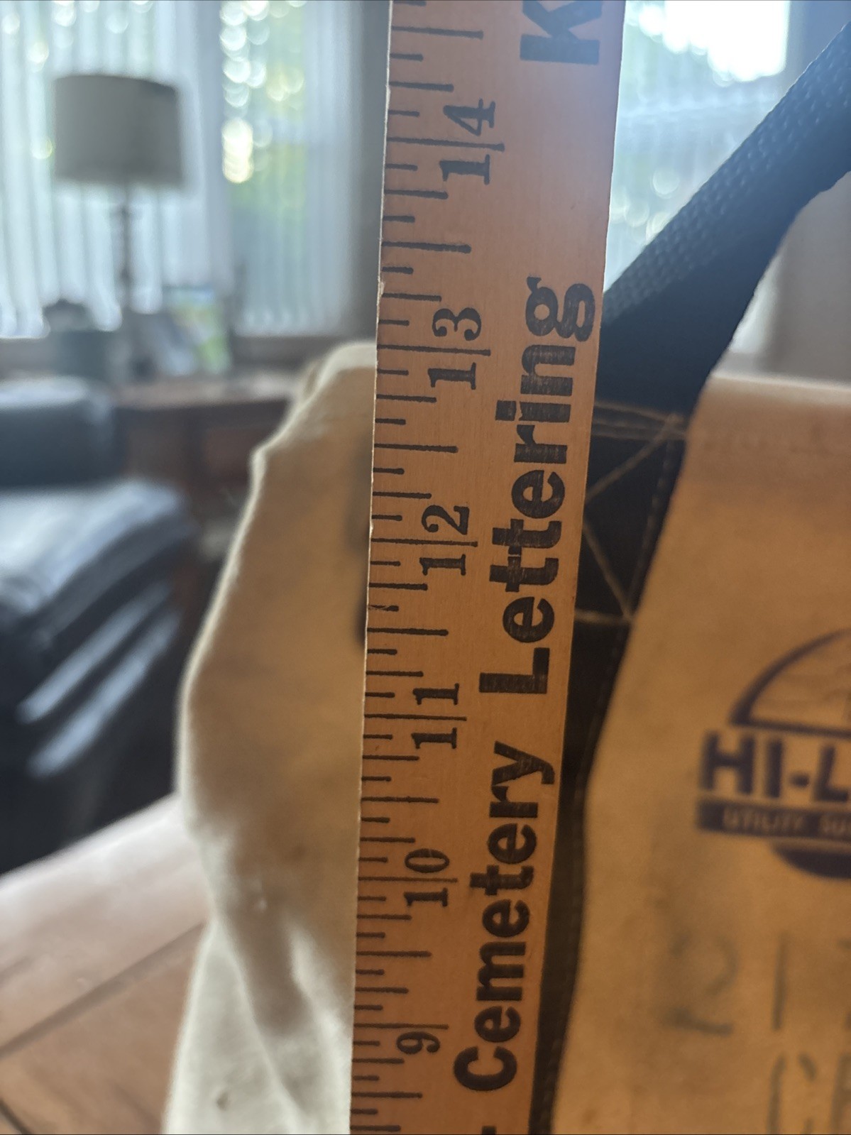 VTG Hi-Line Canvas Tool Bucket Bag Strap Hook Plastic Bottom Lineman Bell System