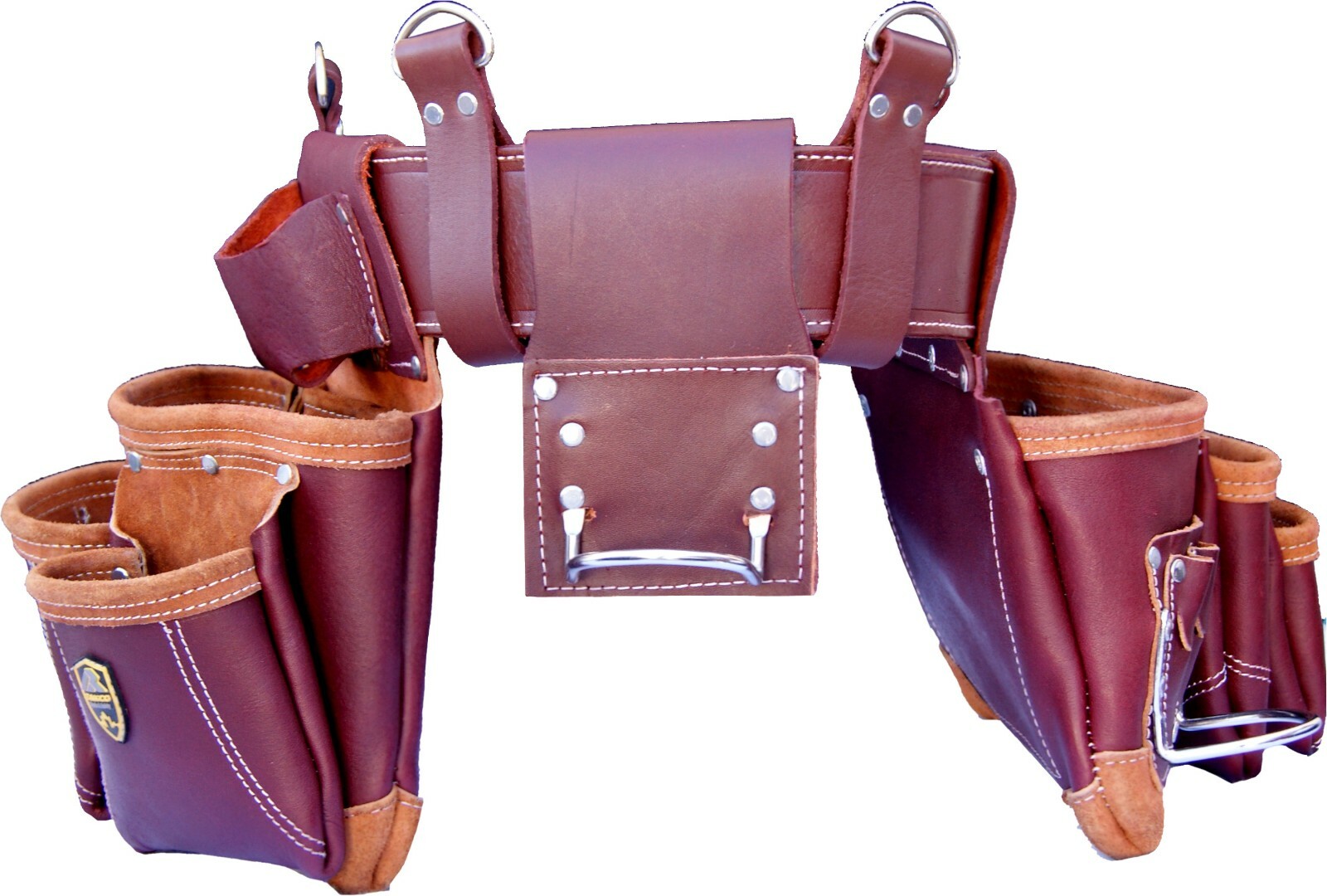 PRO-21 100% GRAIN LEATHER TOOL BELT, TOOL POUCHES, TOOL RIG FOR CONSTRUCTIONS