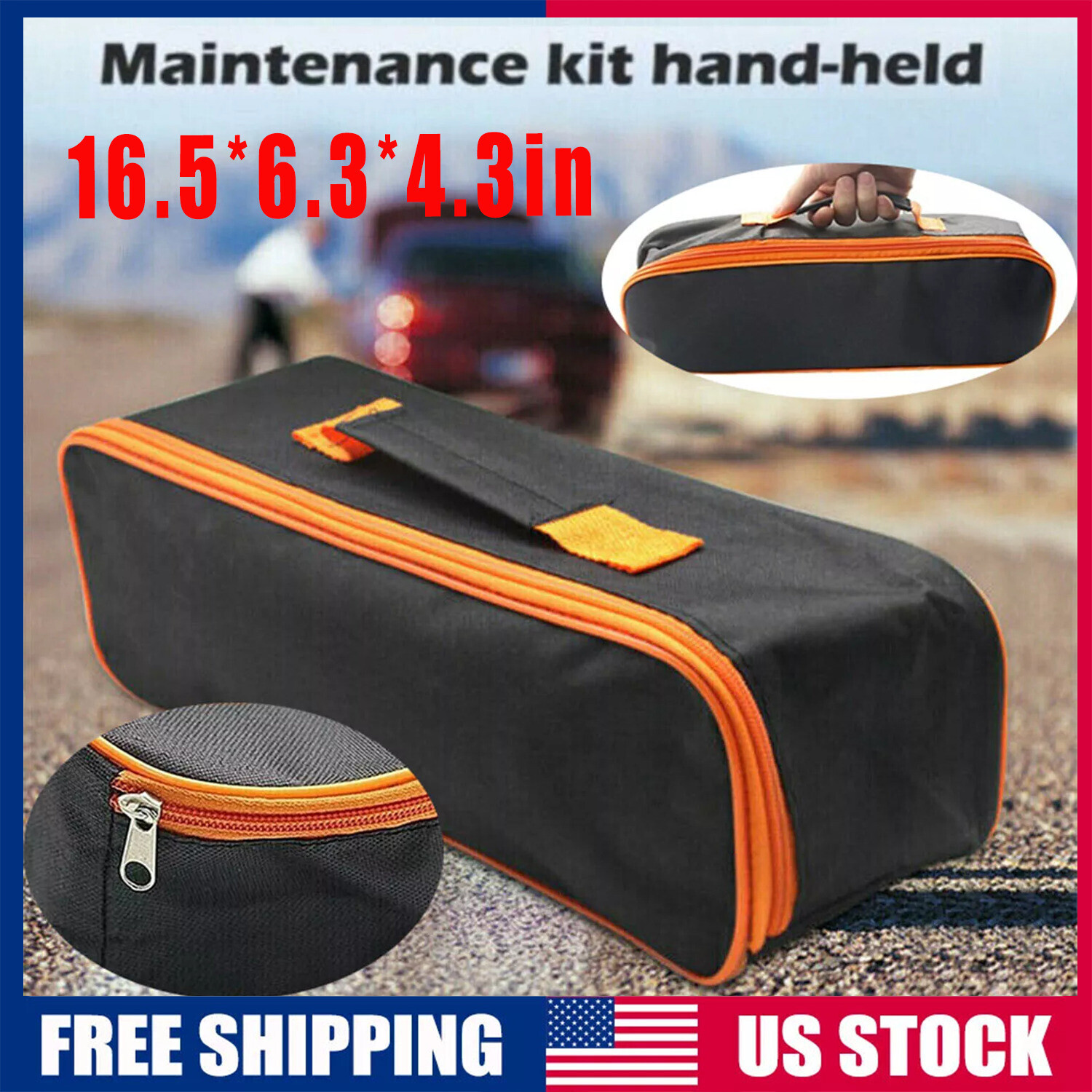 Tool Storage Bag Zip Carry Case Pouch Bag Pocket Organizer Oxford Cloth Portable