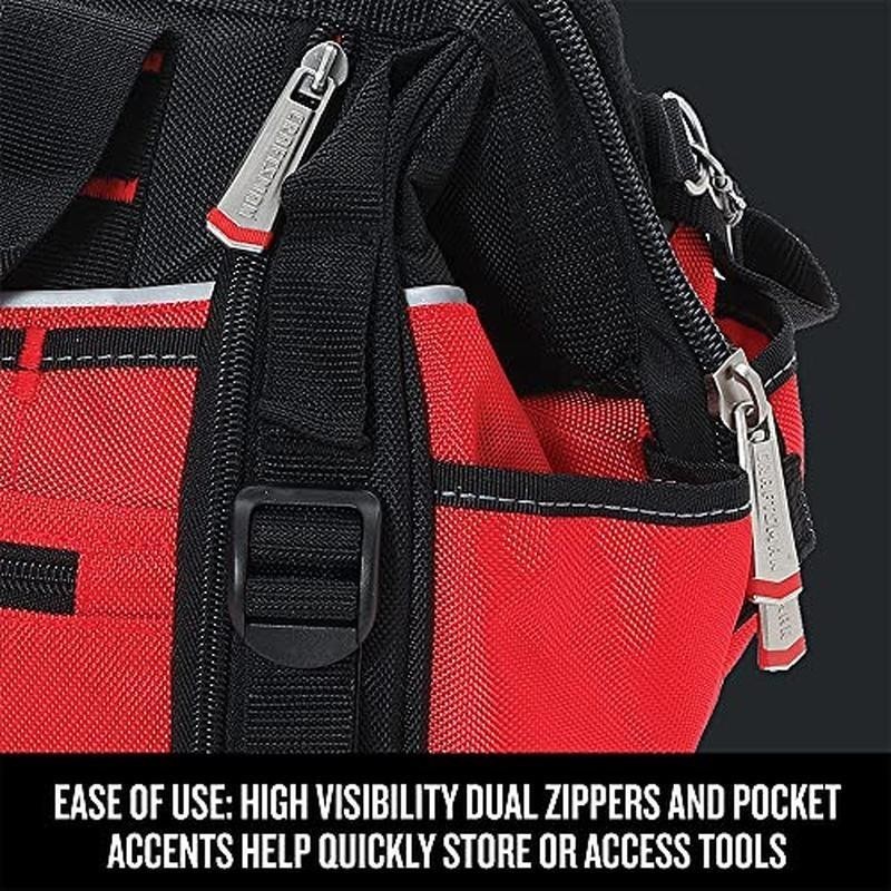 VersaStack Heavy Duty Tool Tote Bag 31 Pocket Organizer & Dual Zippers New