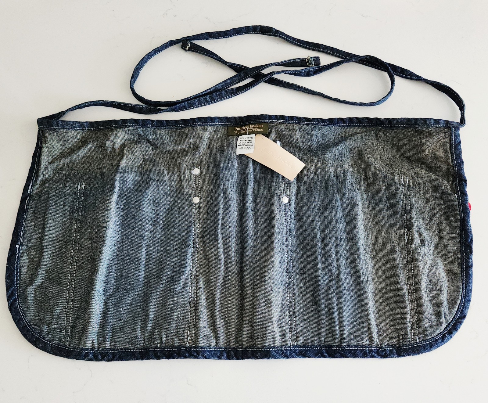 NWT Smith & Hawkins Half Waist Apron Work Garden Rugged Denim Unisex One Sz