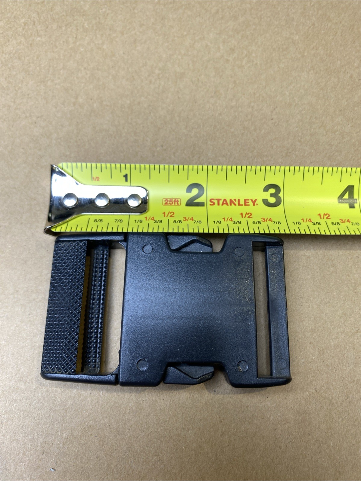 4PCS 1 3/4 Inch Plastic Buckle Heavy Duty Dual Adjustable Side Quick Release