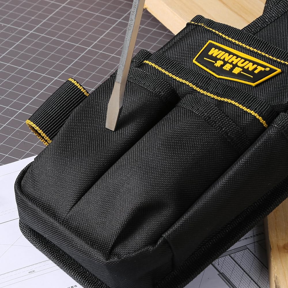 Tool Pouch with Belt, 600D Oxford Cloth, Electrician Tool Pouch 15 Pockets, 1…