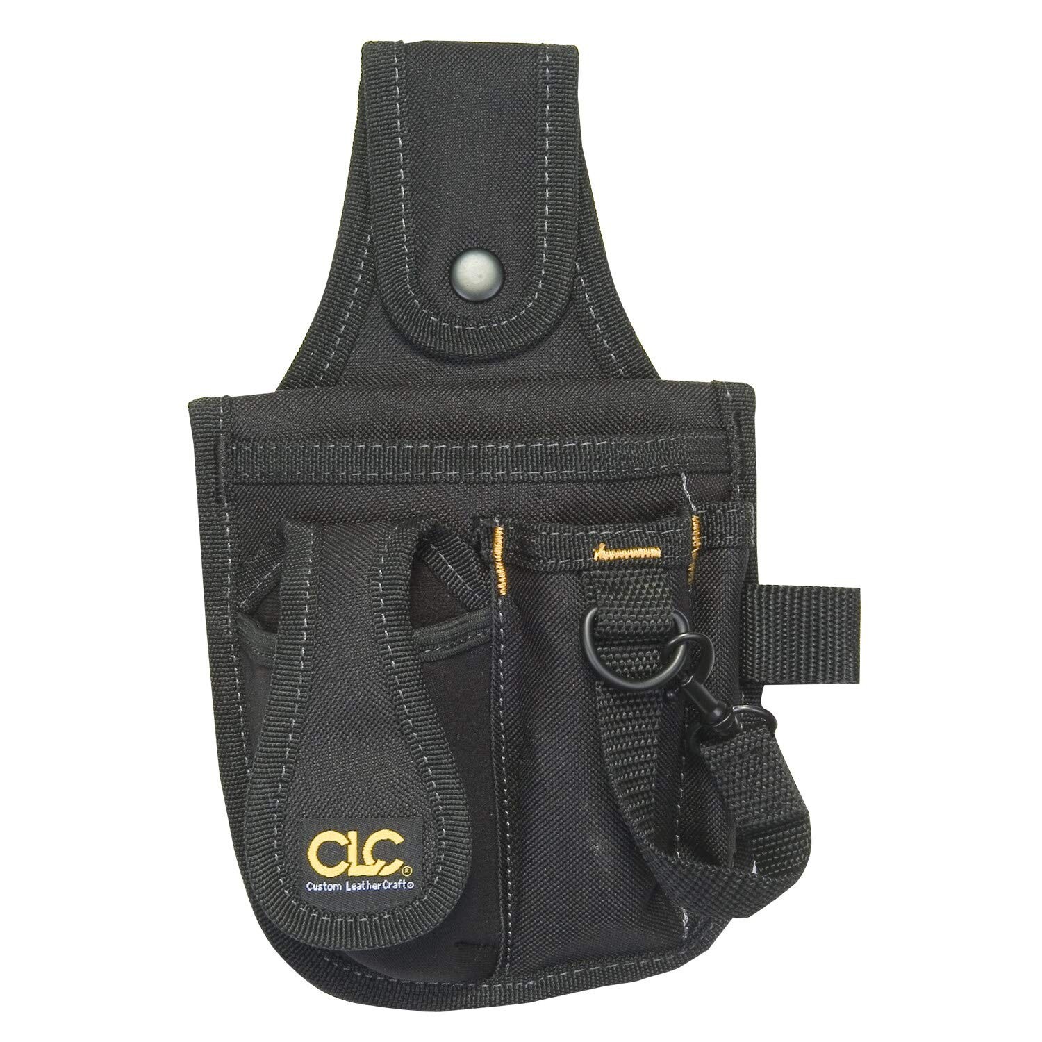 CLC 1501 Poly Tool and Cell Phone Holder, 4-Pocket, Multi, Medium
