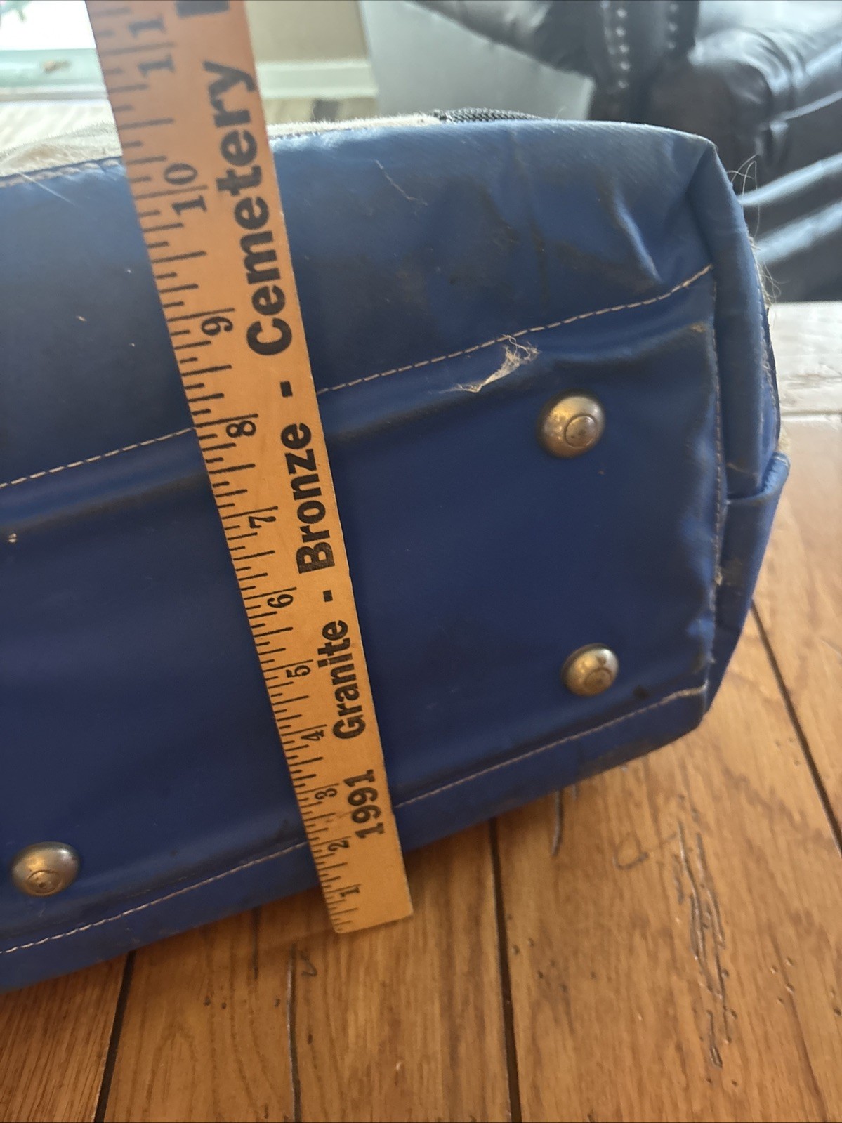VTG Hi-Line Canvas Tool Bucket Bag Strap Hook Plastic Bottom Lineman Bell System