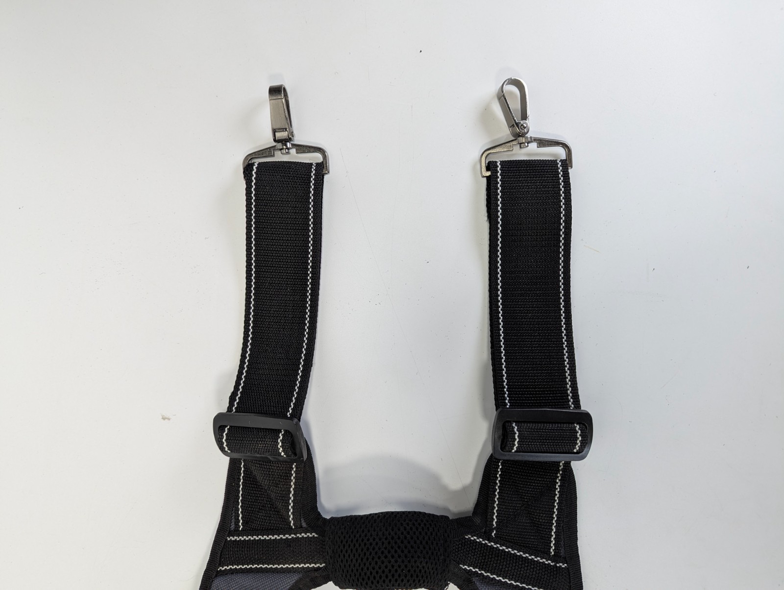 Tool Belt Suspenders Heavy Duty Workwear with Loop Clips Phone Holder – Black